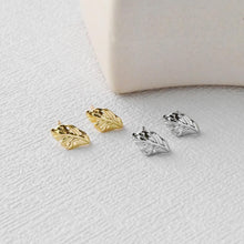 تحميل الصورة إلى عارض المعرض، عمود قرط من ورق الذهب، دبوس من الفضة الاسترلينية 925، أقراط خالية من النيكل، حلقة قرط، نتائج قرط مضادة للحساسية D0432