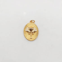 Cargar imagen en el visor de la galería, Colgante de insecto, elefante y cruz con forma de corazón, latón chapado en oro de 18 quilates/negro, dije de animal, dije para pulseras y collares, accesorios de joyería S20383