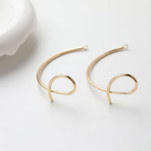 تحميل الصورة إلى عارض المعرض، وصلة سوار عقدة بسيطة مع حلقات، مطلية بالذهب/الفضة عيار 14 قيراطًا، نتائج صنع سوار، نتائج مجوهرات سوار GE108