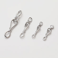 Load image into Gallery viewer, Fish Hook Clasp, Necklace Connector, 14K Gold/Silver Plated, Neckalce Bracelet Making Pendant, Jewelry Supply Finding JG008