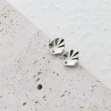 Cargar imagen en el visor de la galería, Poste para pendientes con hoja de oro, broche de plata S925, pendientes sin níquel, aro para pendientes, accesorios hipoalergénicos D0421