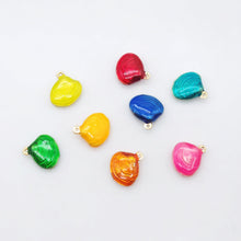 Load image into Gallery viewer, Enamel SeaShell Charms, 18K Gold Plated, Shell Pendant, Beach Charm, Necklace Making Charms, Jewelry Findings S20517