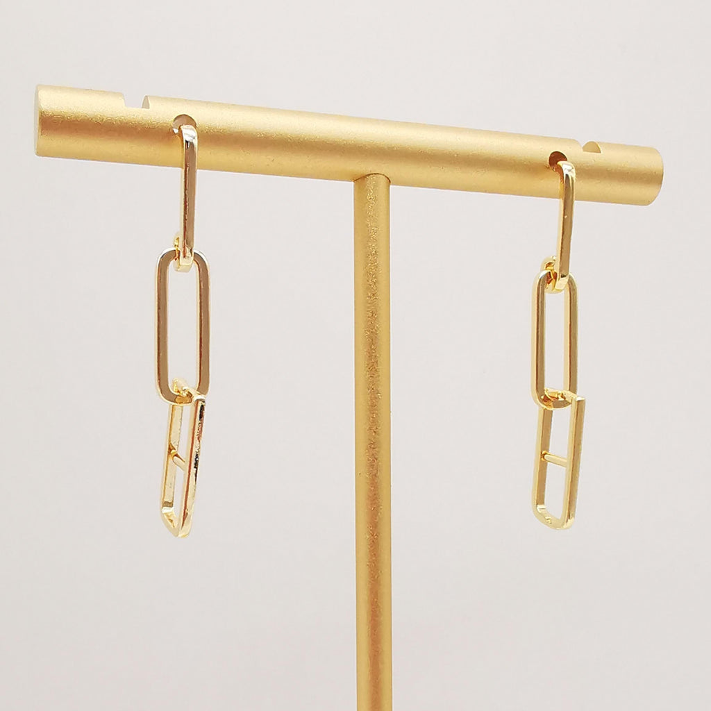 10pcs 14K Gold Chain Dangle Earrings Post, S925 Silver Ear Pin Nickel Free Earrings, Dangle Ear Stud, Hypoallergenic Earring Findings Z078