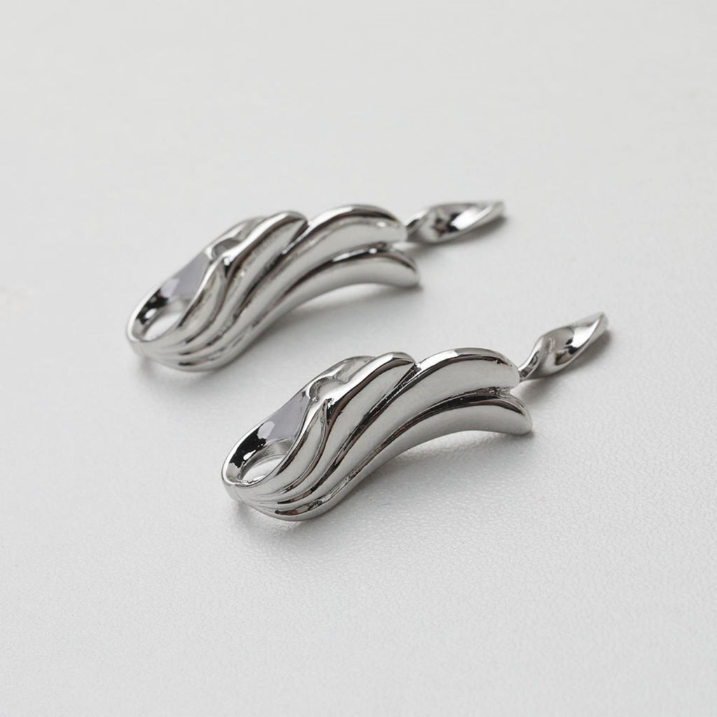 مشبك سوار ذهبي على شكل ريشة، موصل سلسلة وصلات، مطلي بالذهب/الفضة عيار 14 قيراطًا، صنع قلادة، العثور على الموصل GT028