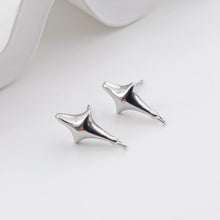 Load image into Gallery viewer, Gold Star Earring Post With Loop, Nickel Free Earrings, Ear Stud with Loop, Hypoallergenic Earring Findings ZX325