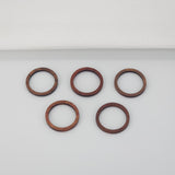 2PCS Hollow Circle Shape Wood Charms, Wooden Pendant, Reclaimed Walnut Wood, Geometric Statement Wood Earrings Diy Ideas JT969