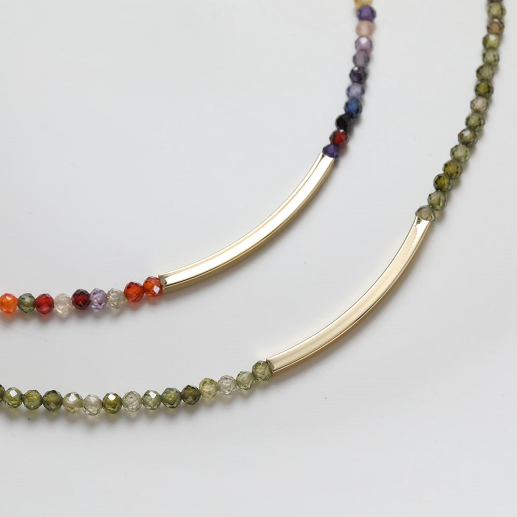 5 cuentas de tubo cuadrado doblado, cuentas espaciadoras curvas, cuentas de tubo curvo, chapadas en oro/plata de 14 quilates, para hacer pulseras y collares, accesorio de joyería GZ229