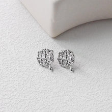 تحميل الصورة إلى عارض المعرض، أقراط دائرية مطوية مع حلقة، مطلية بالذهب عيار 18 قيراطًا، دبوس فضة S925 خالية من النيكل، نتائج أقراط مضادة للحساسية D0462