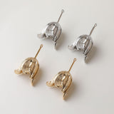 Flower Connector, 14K Gold Plated Flower Connector Charms For Earring Necklace Making, Jewelry Findings GZ748