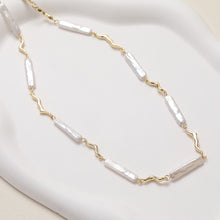 Load image into Gallery viewer, 10pcs Danity Wave Connector with loops,  14K Gold Plated Earring Making Findings, Jewelry Findings GZ370