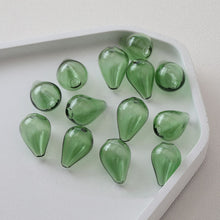 Load image into Gallery viewer, Glass Bubble Beads, Teardrop Hollow Glass Beads, Colorful Hand Blown Hollow Round Globes for Jewelry Making, DIY Beads Finding GZ562