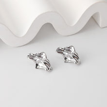 تحميل الصورة إلى عارض المعرض، أقراط غير منتظمة بحلقة، مطلية بالذهب عيار 18 قيراطًا، خالية من النيكل، دبوس من الفضة الاسترلينية S925، أقراط أذن مضادة للحساسية D0485