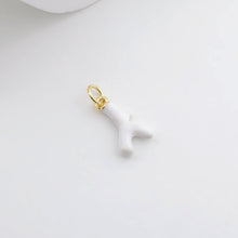 Load image into Gallery viewer, Enamel Marine Life Charms, Coral Pendant, Gold Plated Charms, Bracelet Making, Jewelry Findings S1292