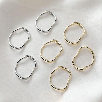 Irregular Openwork Pendant, 14K Gold/Silver Plated Charm, Necklace Pendant, Clear CZ Pave Pendant ZZ057