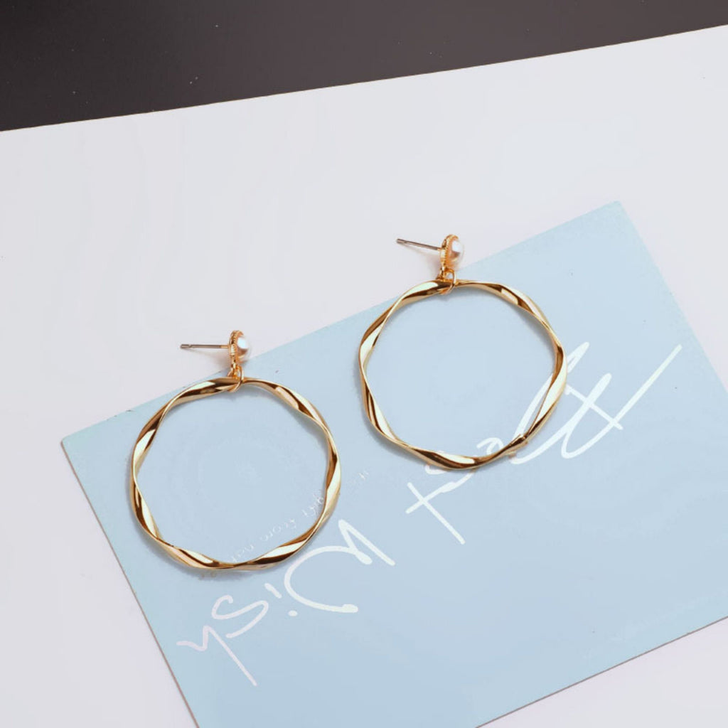 10pcs- 14K Gold Plated Irregular Circle Pendant, Openwork Heart Pendant with loop, Connectors, DIY Jewelry Making Findings BY019