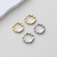 Load image into Gallery viewer, Rainbow CZ Earring Hoops, Gold Plated Huggie Hoop Earring, Leverback Earring, DIY Earring  Findings, Handmade Earring Supplies D0549