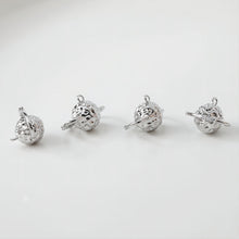 Load image into Gallery viewer, 14K Saturn Planet Charm, 3D Pendant, 18K Gold Plated/Silver, Necklace Making Charms, Jewelry Findings GS004