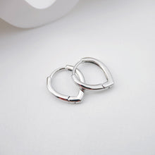 Load image into Gallery viewer, 18K Gold Plated Drop Hoop Earring, Huggie Hoops Earring Parts, Spring Ear Hoops, 15.8*13.5mm, hoop earrings D0105