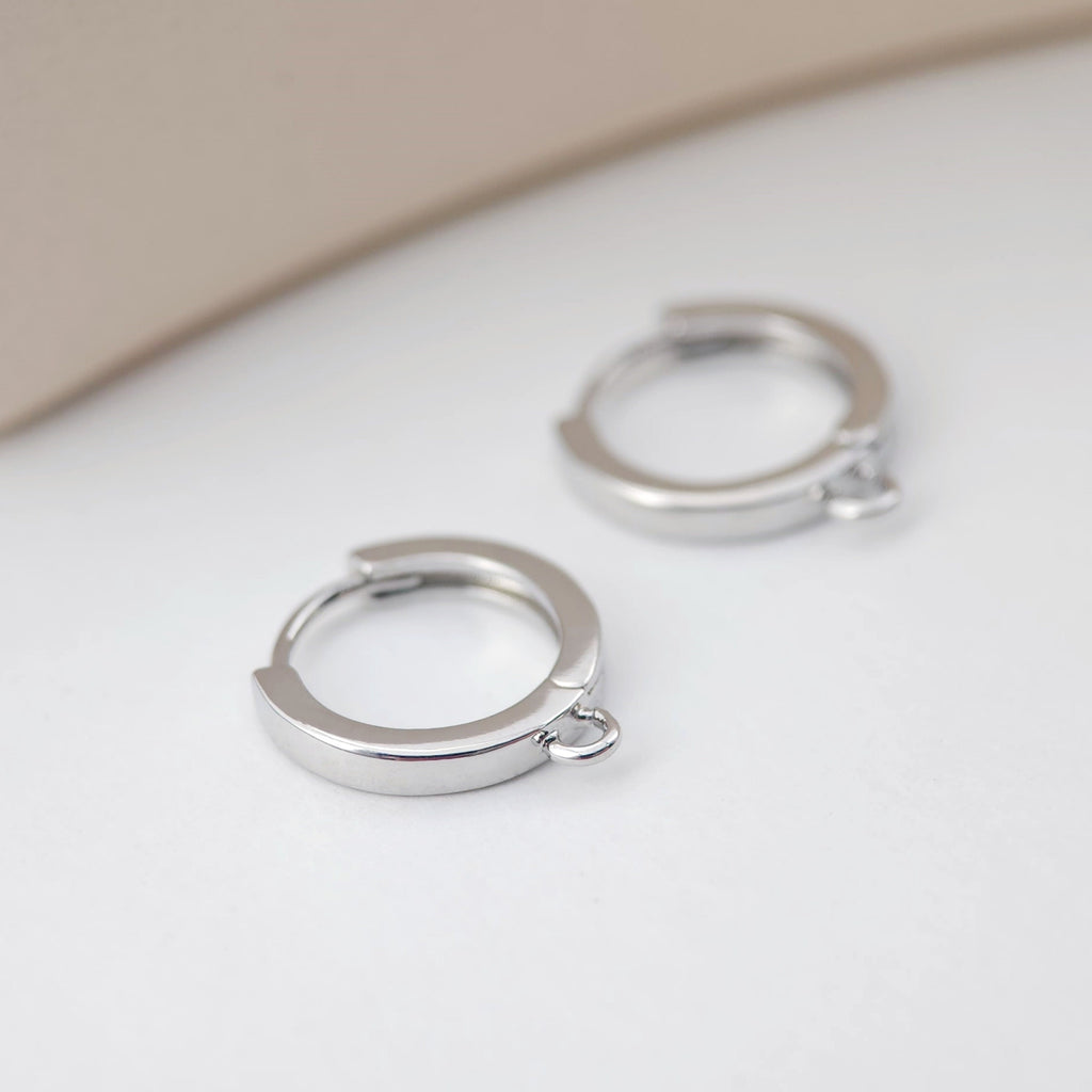 4PCS Huggie Hoops Earring Hoop, 18K Gold Plated Leverback Ear Hoops, Gold Earring Making Findings for Jewelry Making D0148