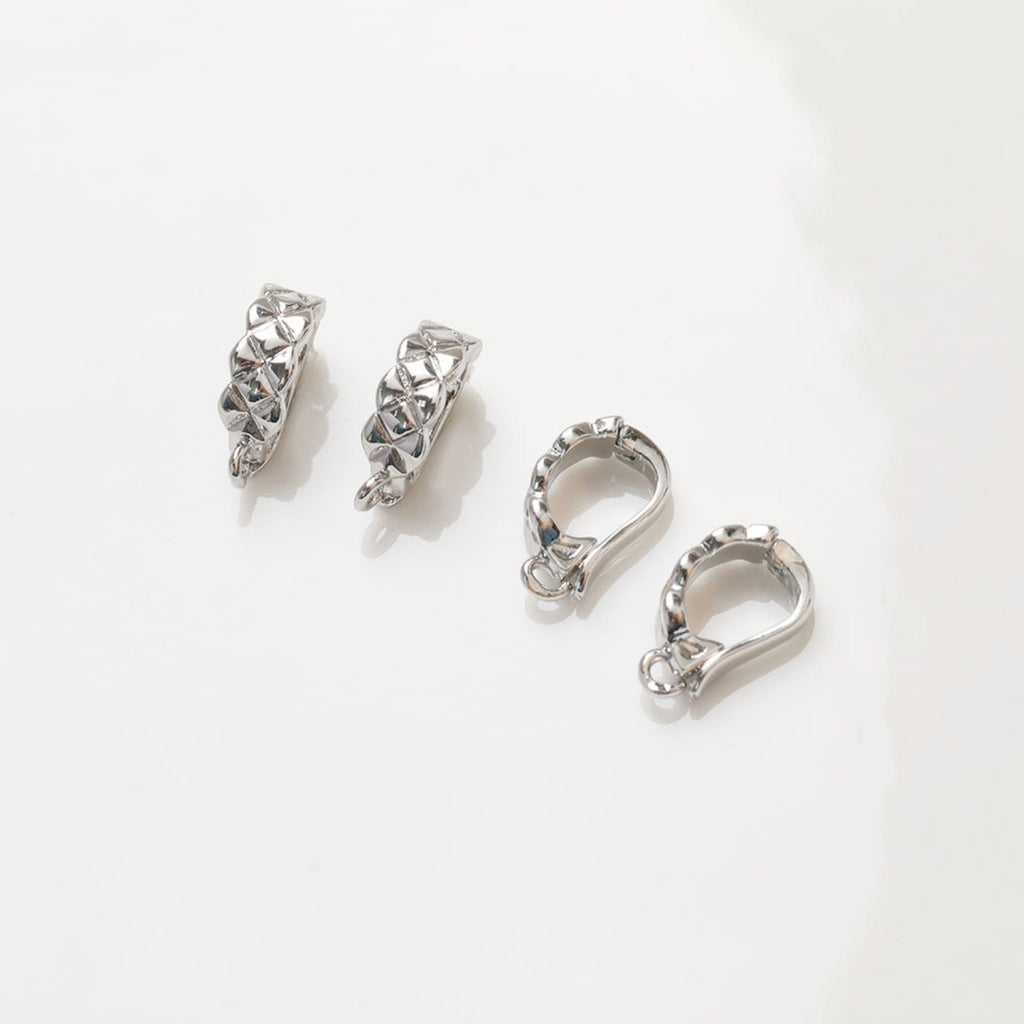 14K Gold Plated Pendant Top, Teardrop Connector, Pendant Snap on Bails, Clasp Link, 14x8mm, Jewelry Making GZ322