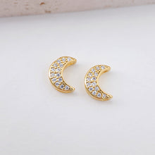 Load image into Gallery viewer, Heart Spacer Beads, 18K Gold Plated, Rainbow Pave Cubic Beads,  9.6mm, Heart Pendant, Jewelry Making Supplies S20611