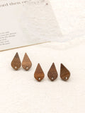 4PCS Wood Earrings, Wooden Earrings for women, Reclaimed Walnut Wood, Nickel Free, Boho Earring Finding JT930