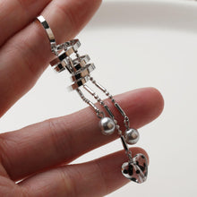 Load image into Gallery viewer, Designed Irregular Tassel Stud Post Earrings, 14K Gold Plated/Silver Tassel Earring GZ751