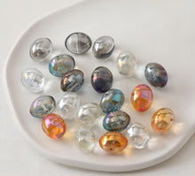 Load image into Gallery viewer, 30pcs Oval Ball Glass Beads, 19x15mm, Crystal Glass Loose Beads for Jewelry Making, DIY Beads Finding GZ031