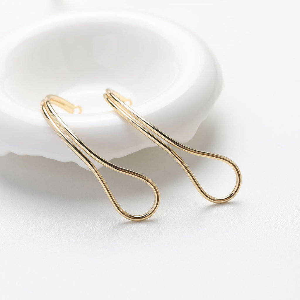 وصلة سوار عقدة بسيطة مع حلقات، مطلية بالذهب/الفضة عيار 14 قيراطًا، نتائج صنع سوار، نتائج مجوهرات سوار GE108