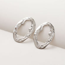 Cargar imagen en el visor de la galería, Colgante calado irregular, chapado en oro y plata de 14 quilates, para collar, para bisutería, JG013