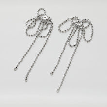 Load image into Gallery viewer, Gold Beads Chain Tassel Pendant, Beads Chain Charm, 18K Gold Plated Earring Chain Pendant, Earring Findings GE119