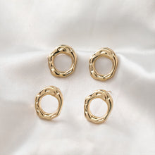 تحميل الصورة إلى عارض المعرض، قرط أذن من الفضة الإسترليني عيار 925، دبوس أذن غير منتظم، خالٍ من النيكل، مشبك أذن ذهبي/فضي، مضاد للحساسية، JJ017