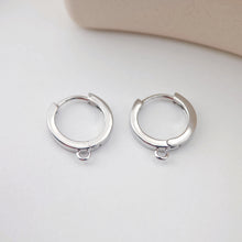 Load image into Gallery viewer, 4PCS Huggie Hoops Earring Hoop, 18K Gold Plated Leverback Ear Hoops, Gold Earring Making Findings for Jewelry Making D0148