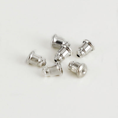 100PCS Ear Nuts, 14k Gold/Silver Plated Earring Backs,  Earring Stoppers, Wholesale Earring Findings JY022-D0023