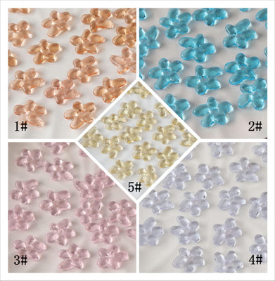 Flowers Glaze Beads, 19mm, Glaze Loose Beads for Jewelry Making, Bracelet DIY Beads Finding GZ279