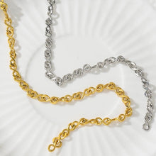 Load image into Gallery viewer, 18K Gold Link Chain, Handmade DIY Accessories, 316L Stainless Steel, Sold in 0.5 Meter, ZD009