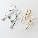 Gold Knot Earring Post, S925 Silver Ear Pin, Nickel Free Earrings, 14K Ear Stud, Tie The Knot Earring Findings GZ732