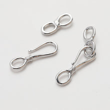 Load image into Gallery viewer, Fish Hook Clasp, Necklace Connector, 14K Gold/Silver Plated, Neckalce Bracelet Making Pendant, Jewelry Supply Finding JG008