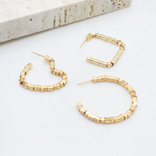 Load image into Gallery viewer, Gold Heart Earring Post, Square, Circle, S925 Silver Ear Pin Nickel Free Earrings, Vintage Ear Stud, Hypoallergenic Earring Findings ZX089