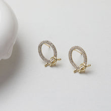 تحميل الصورة إلى عارض المعرض، قرط ذهبي بعقدة مع حلقة، دبوس أذن من الفضة الاسترلينية عيار 925، أقراط خالية من النيكل، حلقة أذن من الفضة الاسترلينية عيار 14 قيراط، نتائج قرط ربط العقدة GT035