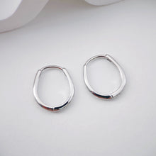 Load image into Gallery viewer, Pear Earring Hoop, Gold Plated Huggie Hoop Earring , Huggie Hoops DIY Earring  Findings,Handmade Earring Supplies D0103