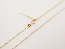 Load image into Gallery viewer, Adjustable Finished Cable Chain for Necklace With Spring Clasp, 18K Gold Plated, 18 Inch READY To WEAR Necklace Findings ZX029