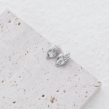 Cargar imagen en el visor de la galería, Poste para pendientes de hoja, pendiente de botón de latón chapado en oro auténtico de 18 quilates con aro, pavé de circonitas, pasador de plata S925, sin níquel, fornitura para pendientes D0438