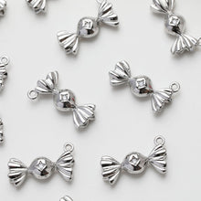 Load image into Gallery viewer, Gold Candy Charm, Candy Pendant, Real Gold Plated, Silver Candy, Necklace Making Charm, Jewelry Findings GZ521