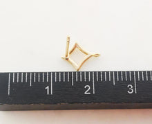 Load image into Gallery viewer, 4pcs Gold Star Earring Post With Loop, S925 Silver Ear Pin Nickel Free Earrings, Ear Stud Loop, Hypoallergenic Earring Findings Z093