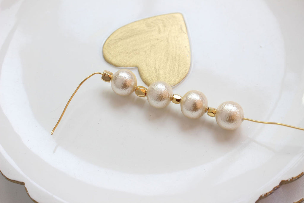 20pcs- Cube Beads, Faceted Beads, 3mm, 18K Gold Beads, Bracelet Beads, Gold Plated Spacer Beads, Big Hole, Jewelry Finding GZ181-S