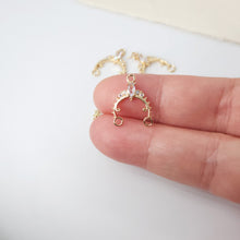 تحميل الصورة إلى عارض المعرض، 10 قطع من حُلي القمر، حُلي هلال مطلية بالذهب عيار 14 قيراطًا، قلادة قمرية، حُلي قلادة، قطع مجوهرات HL00077-F266