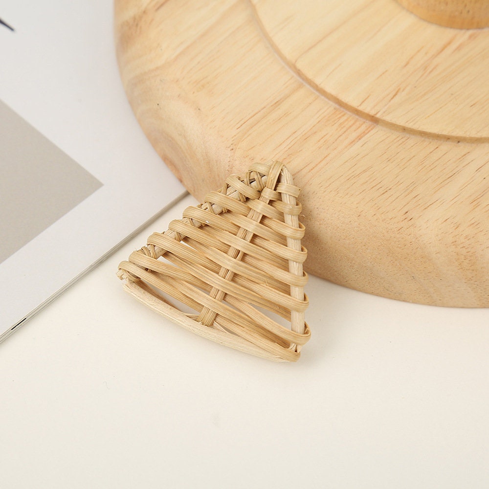 Rattan Weaving Earring Findings, Boho earring making, Hawaii Vacation Style Cute Earrings for girl ,Handmade Earring Finding BS013