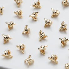 Load image into Gallery viewer, Knotted Spacer Bead, Spacing beads 14K Gold/Silver Plated, Bracelet Necklace Making Jewelry Finding GZ517
