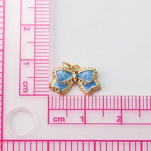 Load image into Gallery viewer, Bow Tie Pendant, Enamel Bow Charms, 18K Gold Plated Tie Charms, For Bracelet And Necklace Making, Jewelry Findings S1421